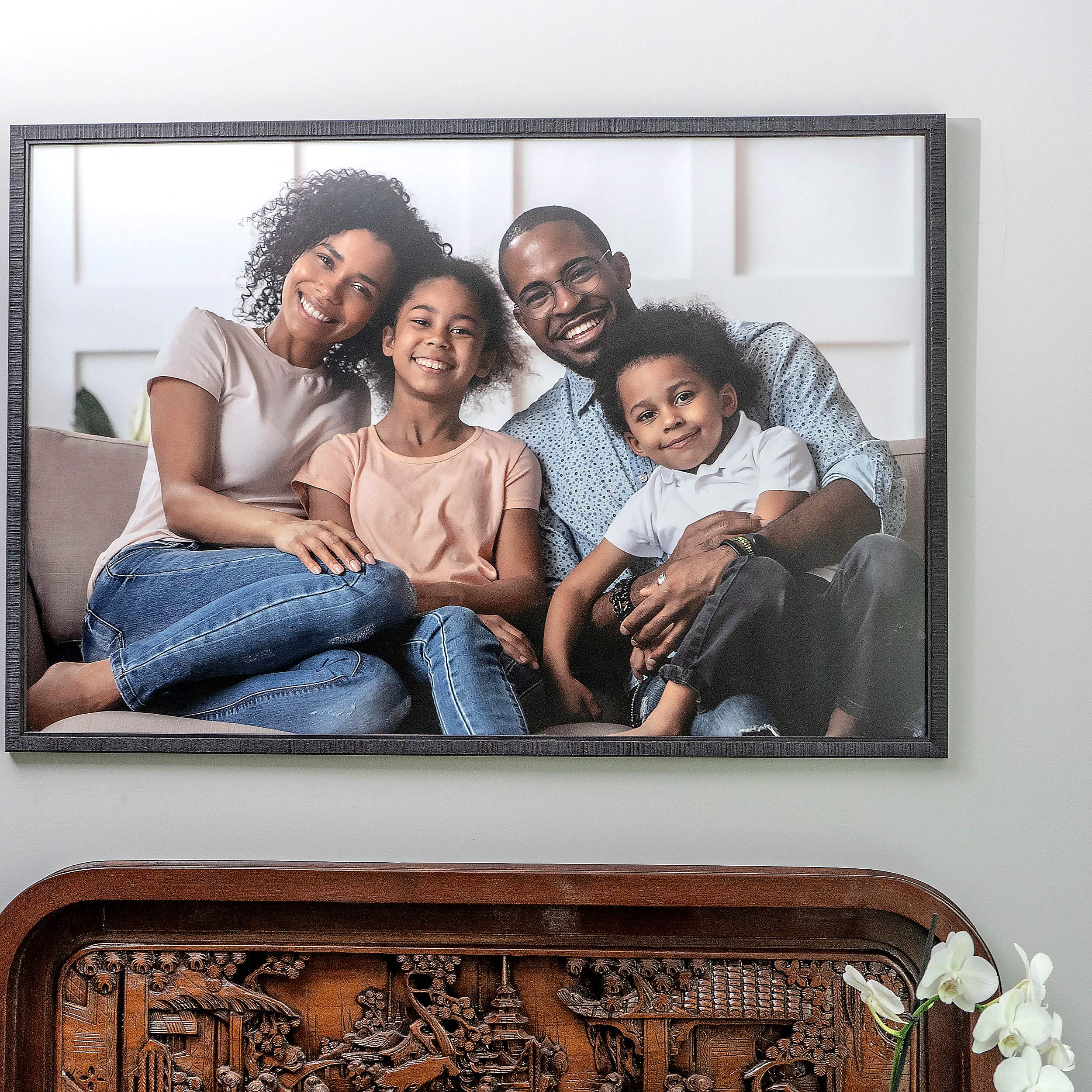 16x20 Frame Brown Picture Frame Modern Photo Frame UV Acrylic